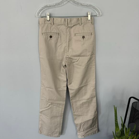 George Boys Adjustable Waist Light Khaki Pants Size 14 w/ Pockets School Uniform - Picture 4 of 6